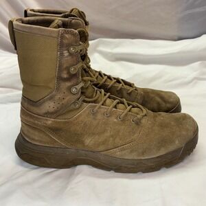 Salomon Guardian Waterproof Combat Boots Men 10.5 Tactical Military Coyote Brown